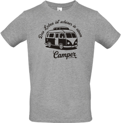 Camper T-Shirt: Das Leben ist schöner in einem Camper
